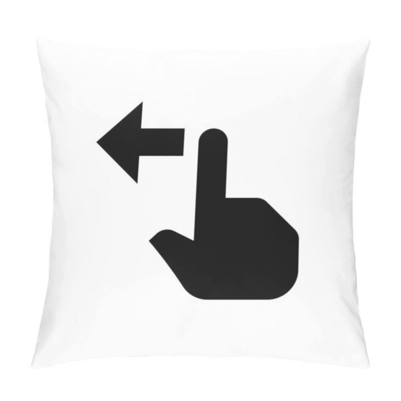 Personality  Swipe Left Simple Icon Pillow Covers