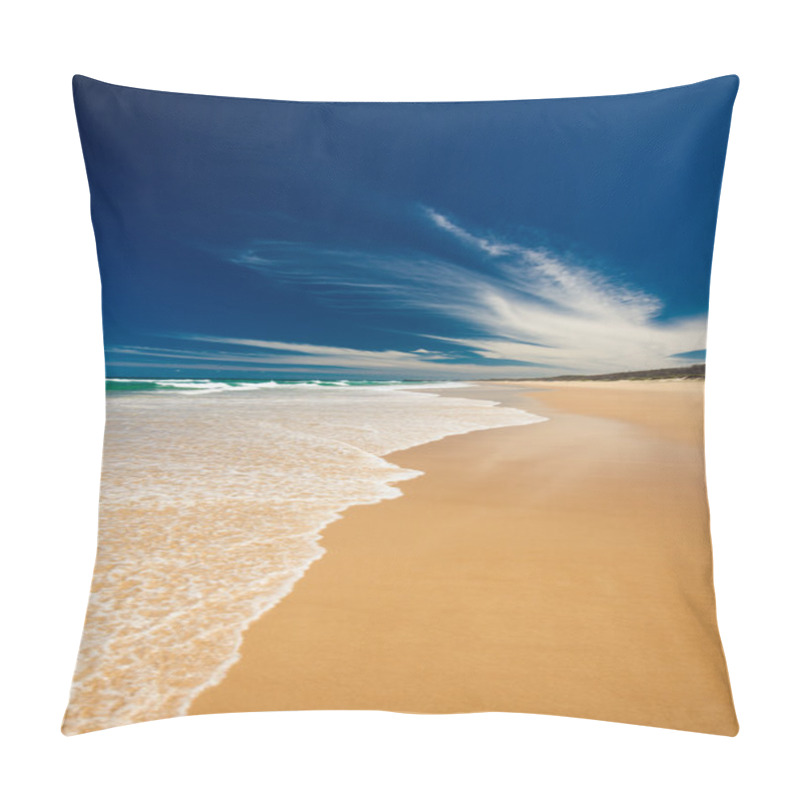 Personality  Sunshine Coast Beach North Of Caloundra Pillow Covers