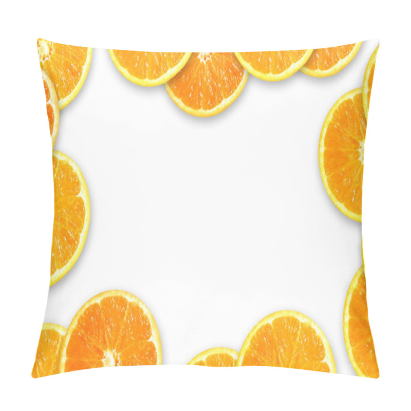 Personality  Orange Frame Pillow Covers