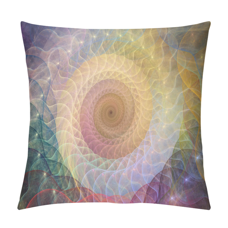 Personality  Spiral Background Pillow Covers