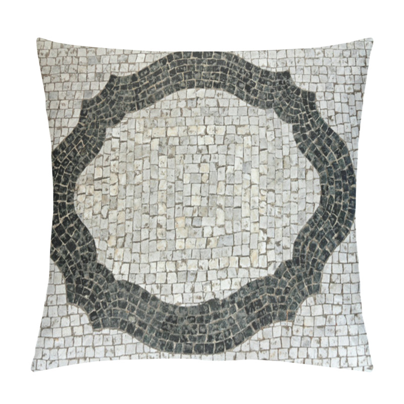 Personality  Cobbled Background With Frame Motif Pillow Covers