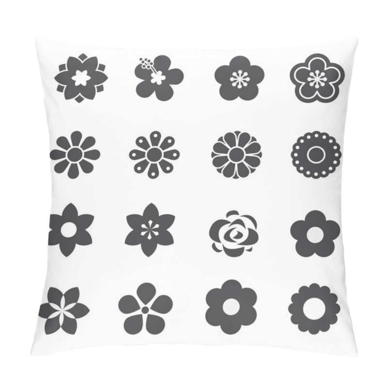 Personality  Flower Icon Pillow Covers