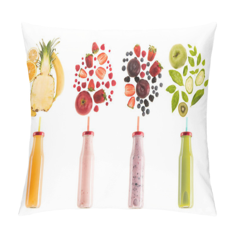 Personality  Different Healthy Smoothies Pillow Covers