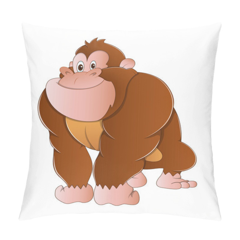 Personality  Gorilla Monkey Vector Illustration Pillow Covers