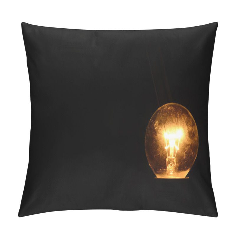 Personality  Bulb In Darkness Pillow Covers