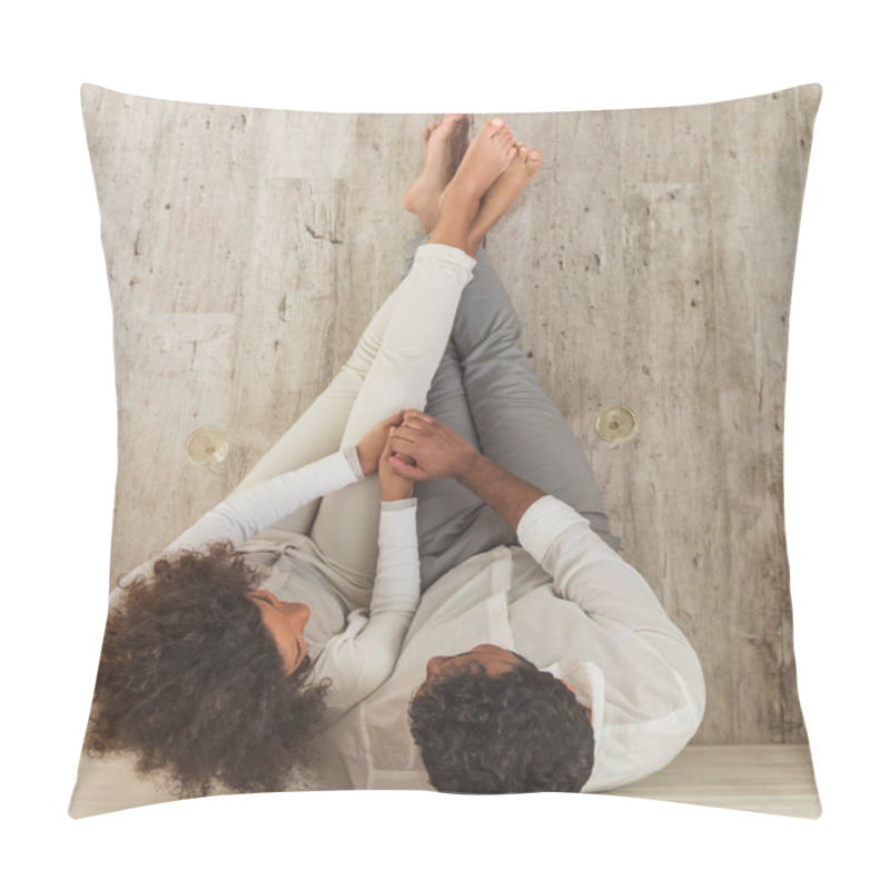 Personality  Happy Afro American Couple Pillow Covers