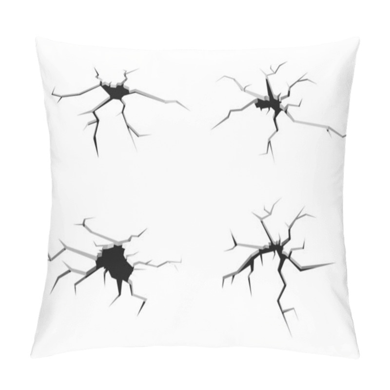 Personality  Cracks In Ground Pillow Covers