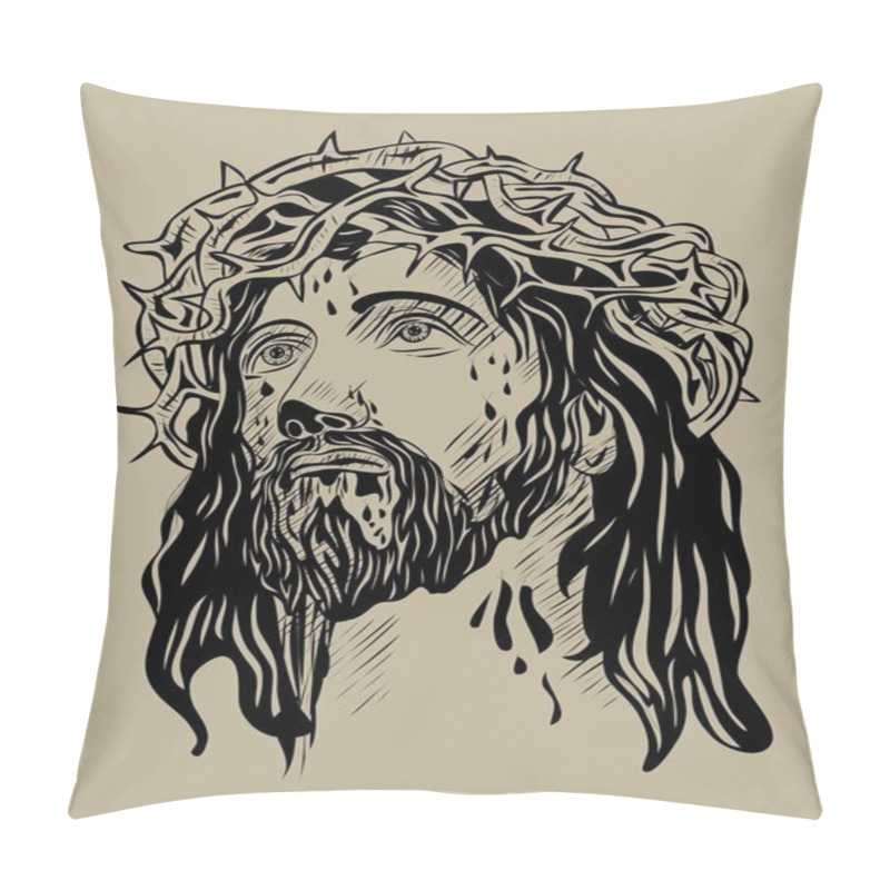 Personality  Jesus Face Pillow Covers