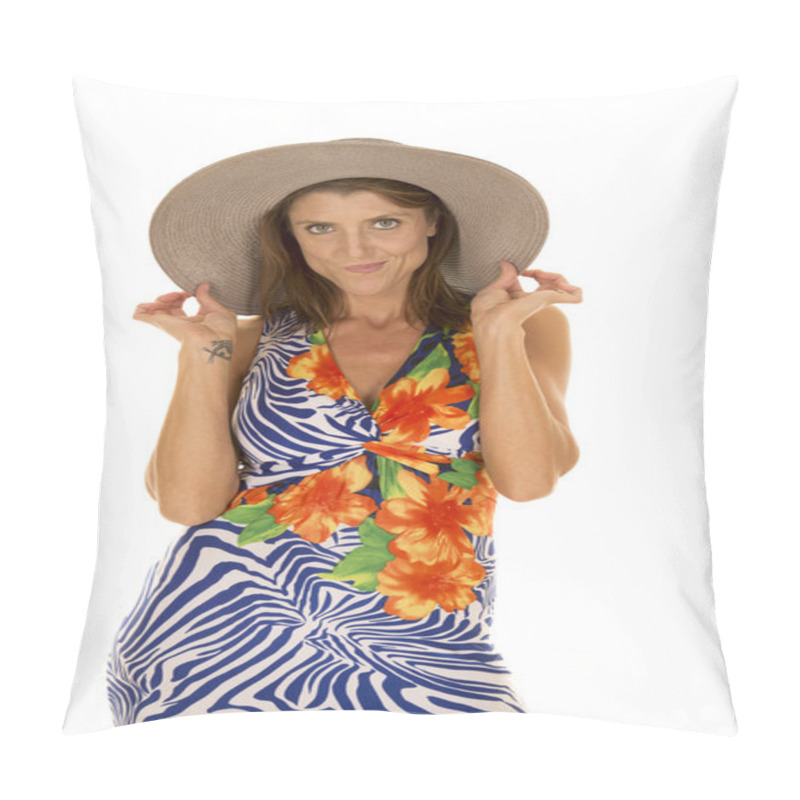 Personality  Woman In Hawaiian Dress Pillow Covers