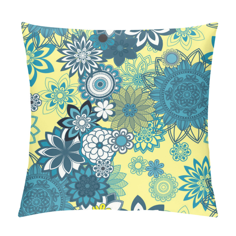 Personality  Mandala Ornament Seamless Pattern Pillow Covers