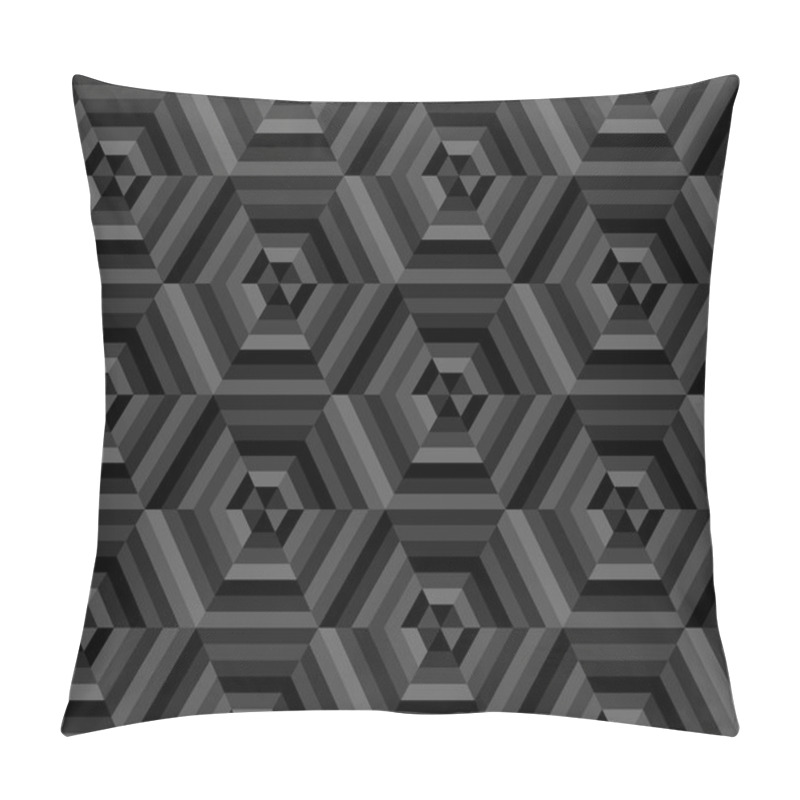 Personality  Abstract Background With Triangles Pillow Covers