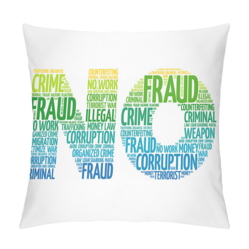 Personality  NO Word Cloud Pillow Covers