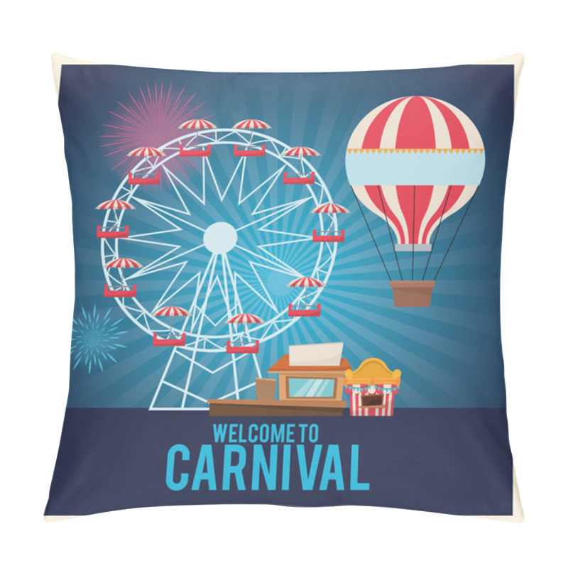 Personality  Activities Of Carnival And Festival Design Pillow Covers