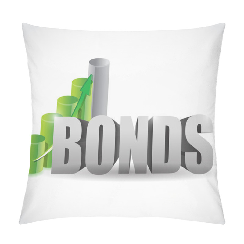 Personality  Bonds Sign Business Graph Illustration Pillow Covers