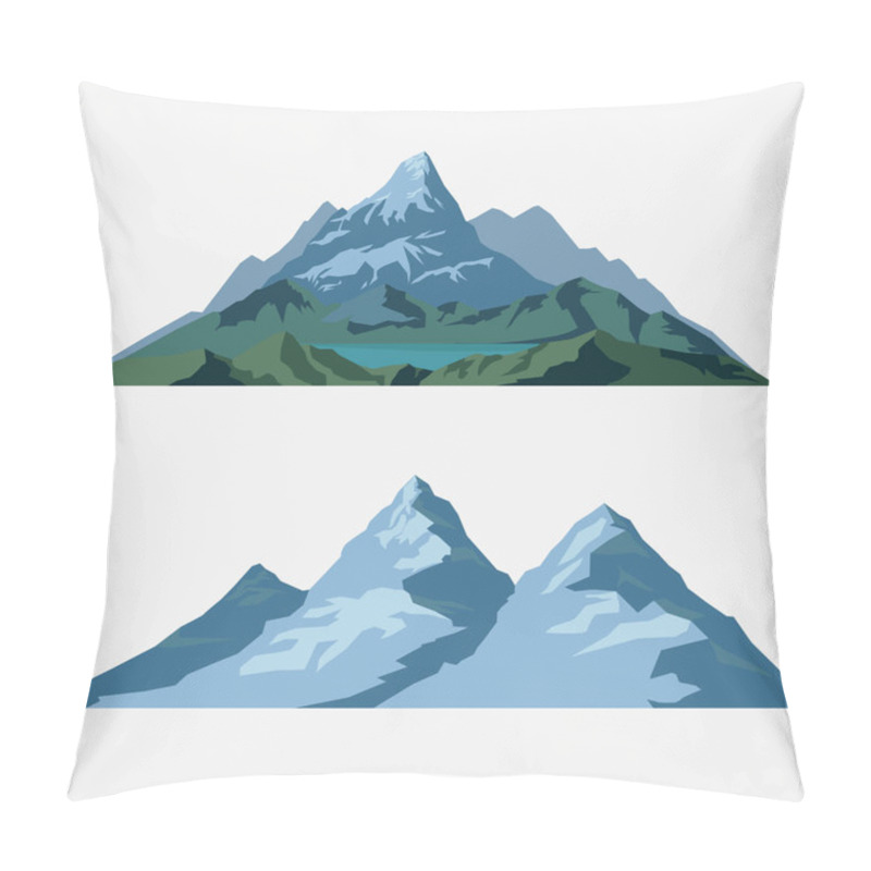 Personality  Summer Landscape Background. Vector Pillow Covers