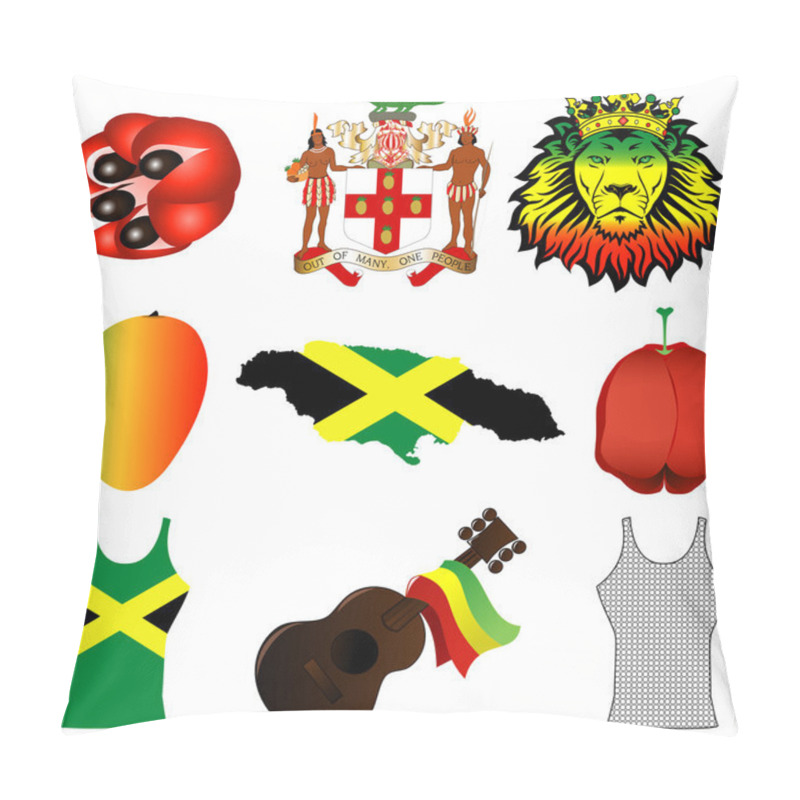 Personality  Jamaican Icons Pillow Covers