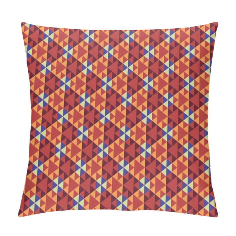 Personality  Seamless Abstract Background With Geometric Elements Pillow Covers