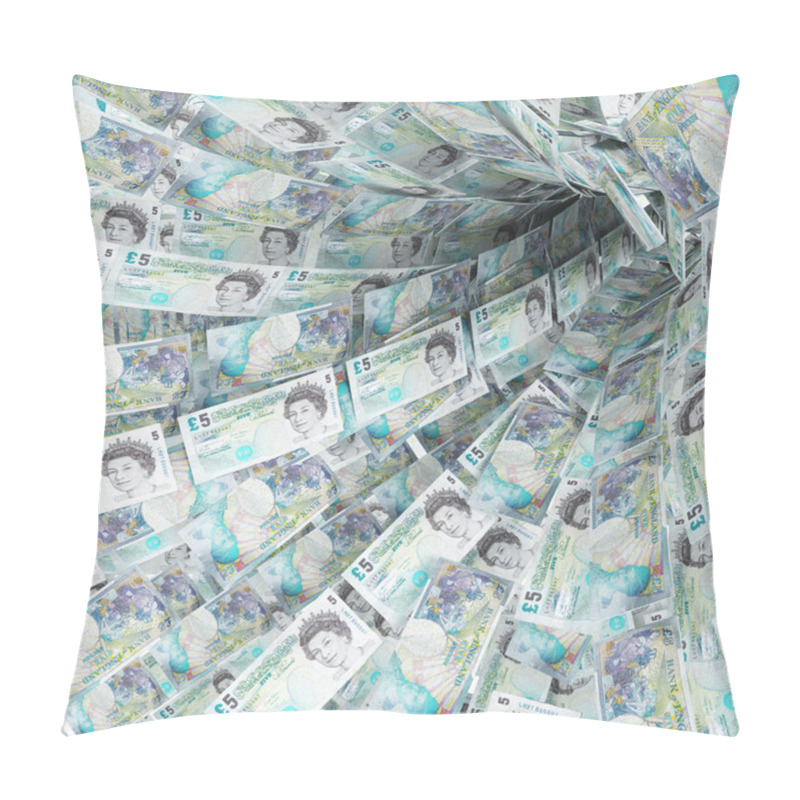 Personality  Money Strudel From 5 Pounds Of Bills Pillow Covers