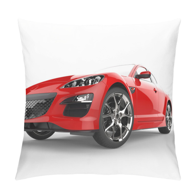 Personality  Sports Car Red Front Side Pillow Covers