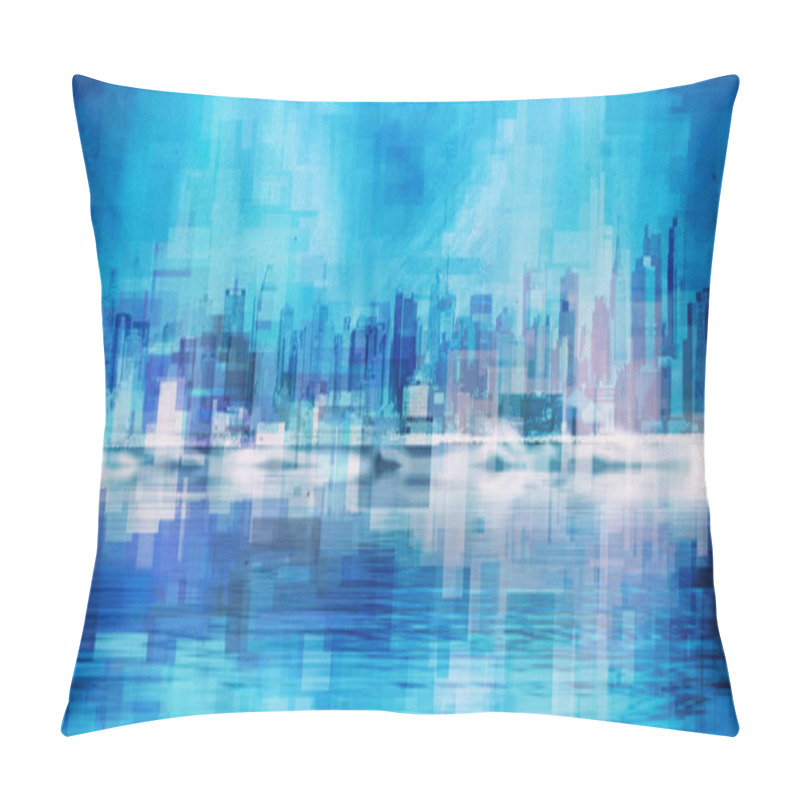 Personality  New York. Manhattan. Modern Art Pillow Covers