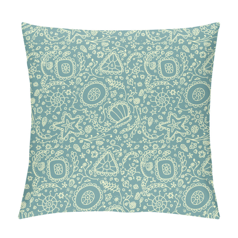 Personality  Seamless pattern or background with abstract protozoa pillow covers