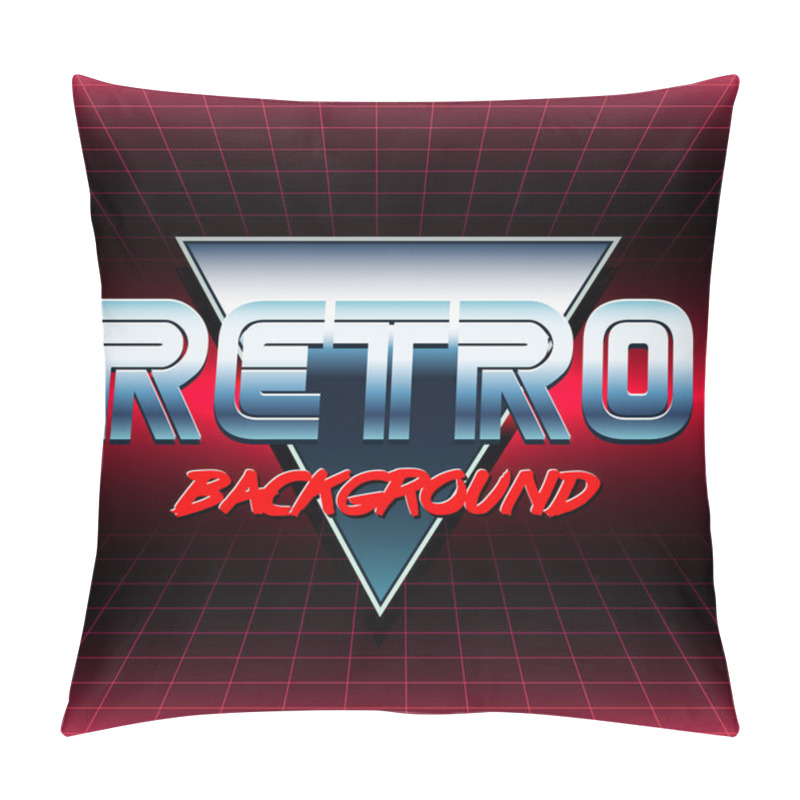 Personality  Retro Sci Fi Background4 Pillow Covers