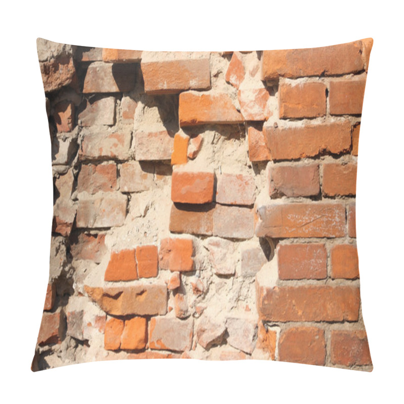 Personality  Detail Of Brick Wall Pillow Covers