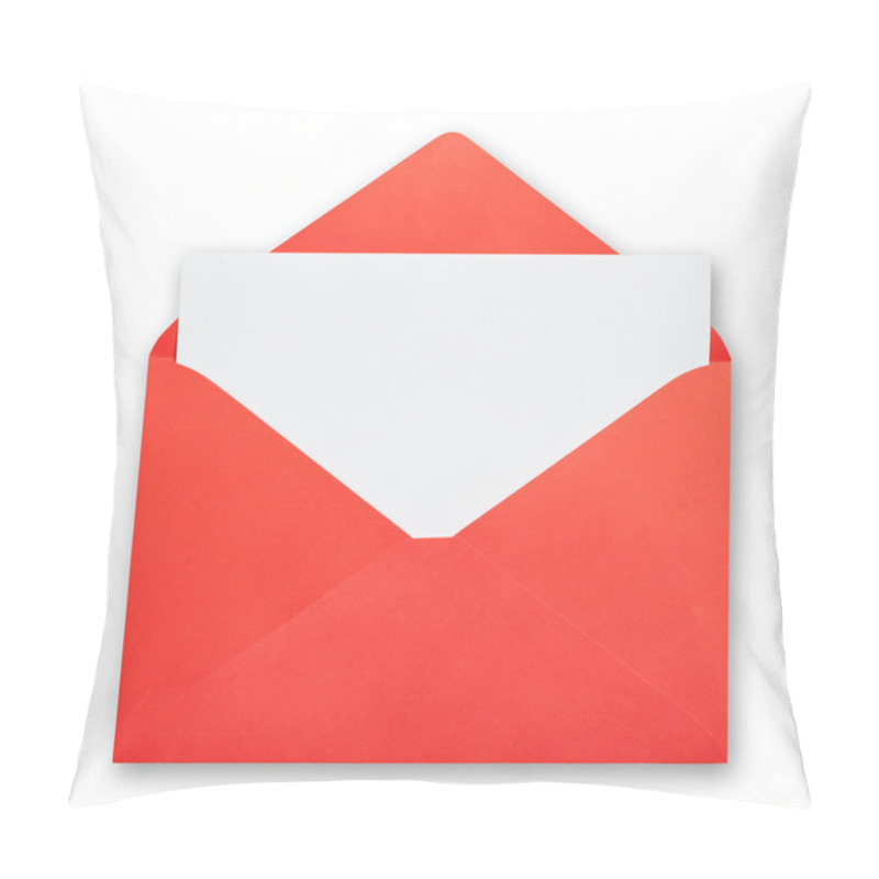 Personality  Red Envelope Isolated Clipping Path. Pillow Covers