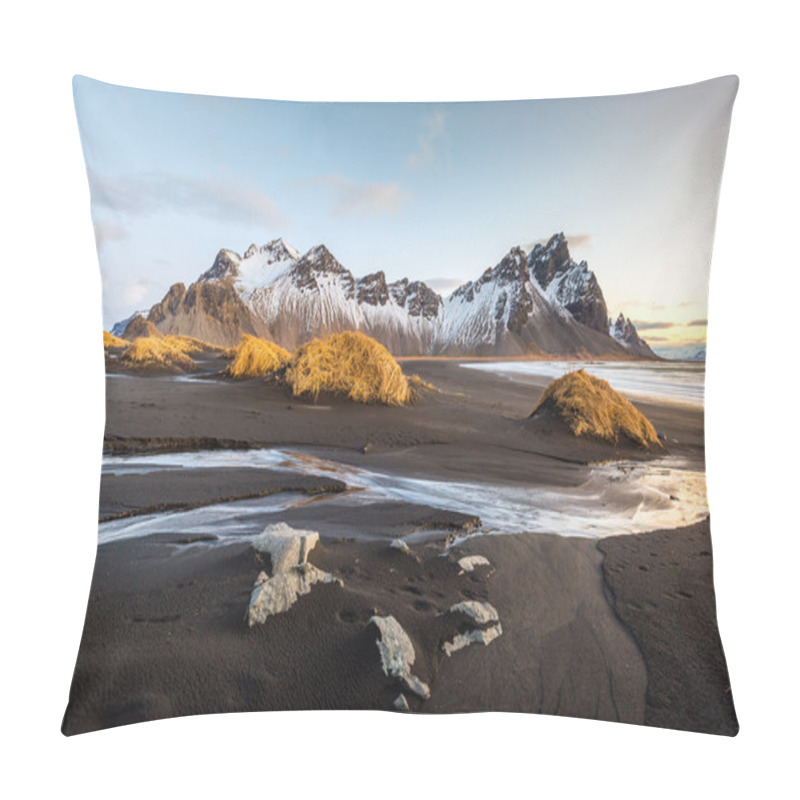 Personality  Vesturhorn Mountain, Iceland Pillow Covers