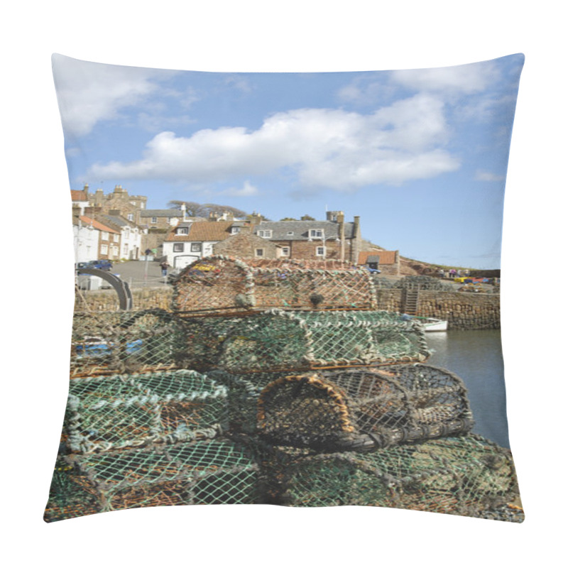 Personality  Crail Harbour And Lobster Pots Pillow Covers