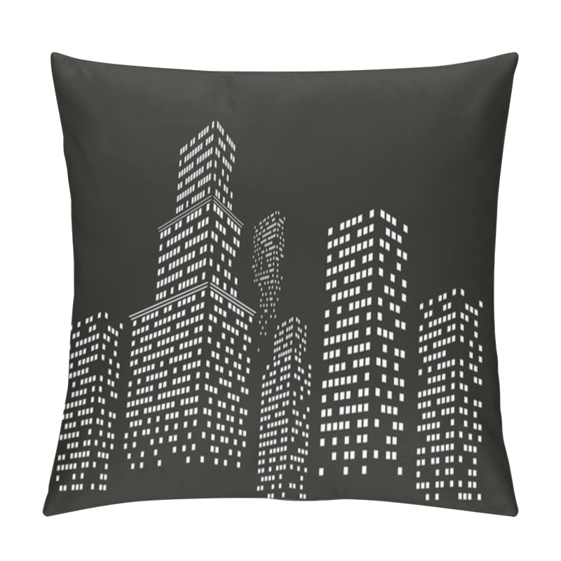 Personality  Landscape Of The Night City. Pillow Covers