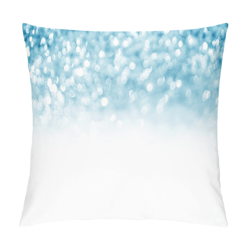 Personality  Lights On Blue Background.Christmas Lights Pillow Covers