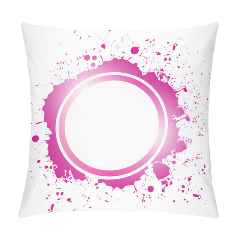 Personality  Abstract Circle Grunge Splash Pillow Covers