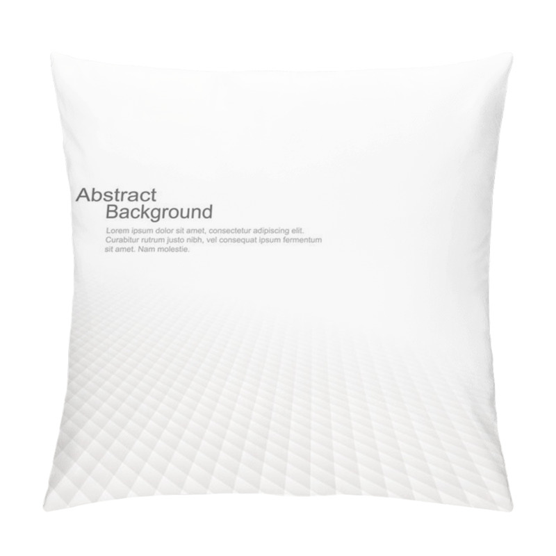 Personality  Abstract Background With A Perspective. White Soft Texture. Vector Illustration Pillow Covers