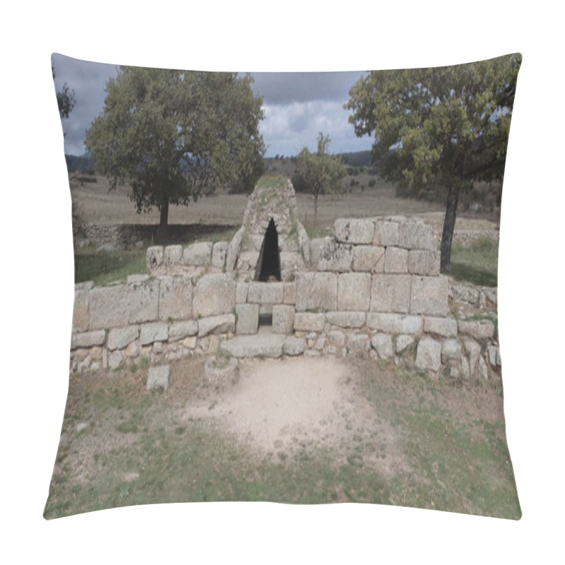 Personality  Tomb Of The Giants Of Madau In Fonni, Central Sardinia Pillow Covers