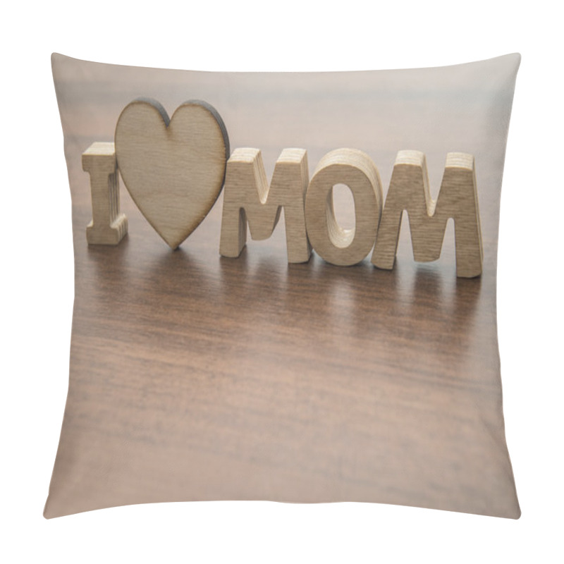 Personality  I Love My Mom Text Pillow Covers