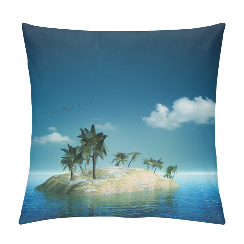 Personality  On The Island. Pillow Covers