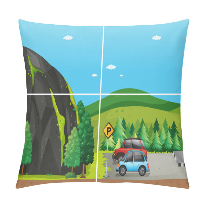 Personality  Mountain Pillow Covers