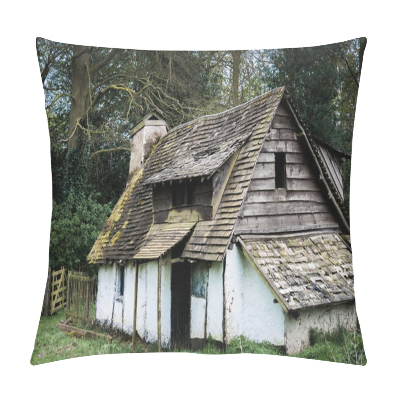 Personality  Abandoned Historical House In The Countryside Pillow Covers