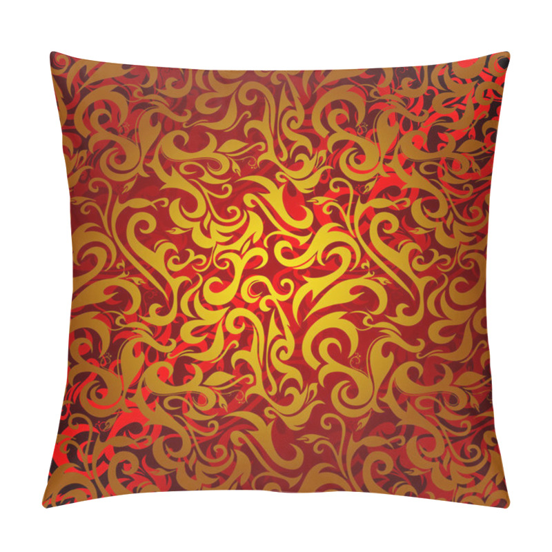 Personality  Seamless Fire Flames Abstraction Pillow Covers