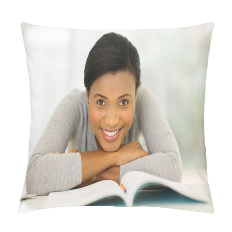 Personality  Woman Studying At Home Pillow Covers