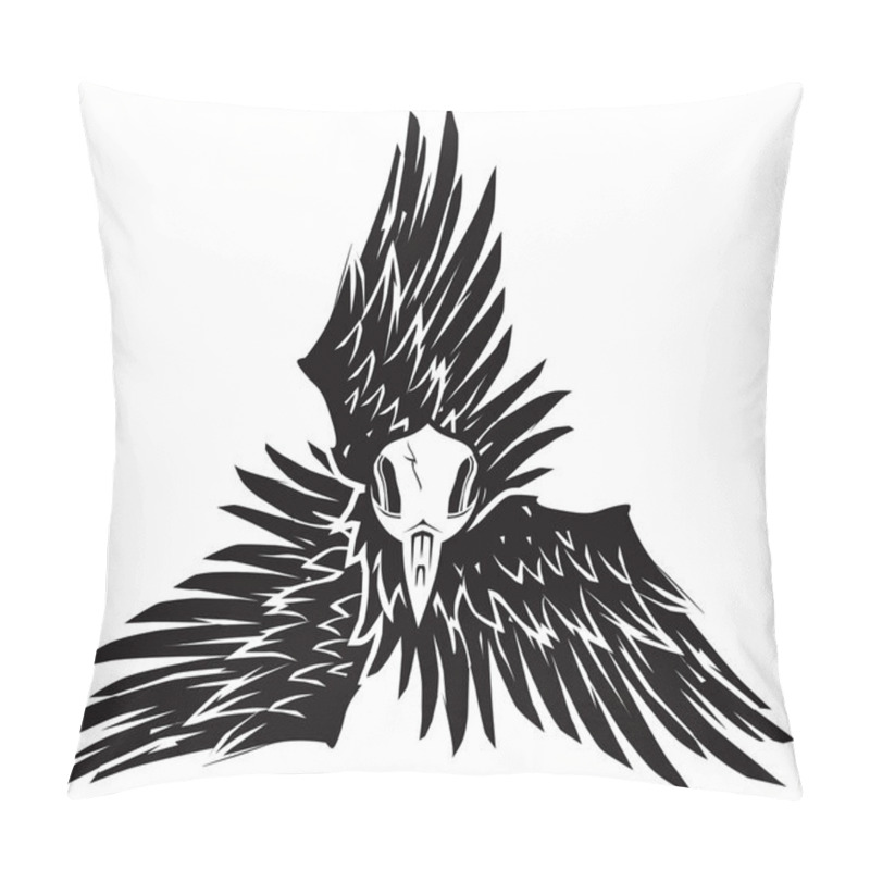 Personality  Crow Triskelion Pillow Covers