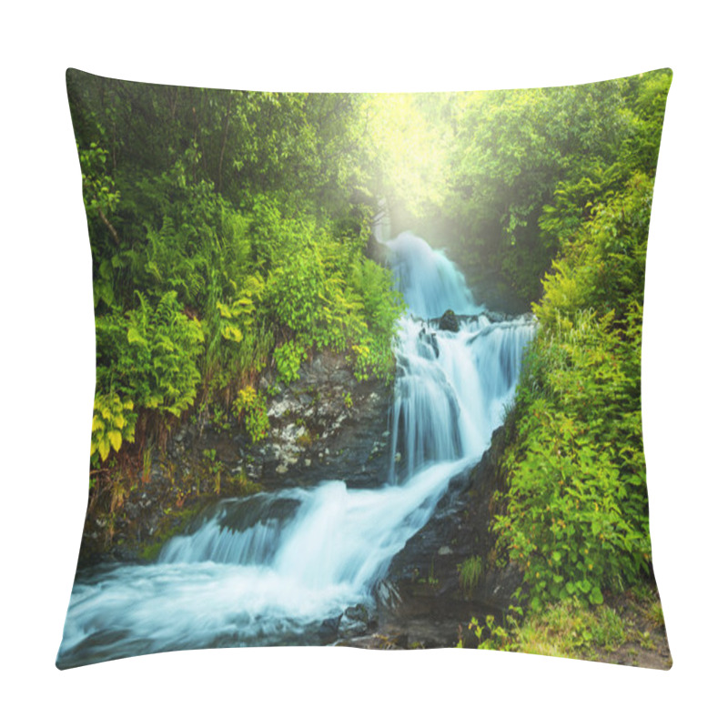 Personality  Creek In Forest Pillow Covers