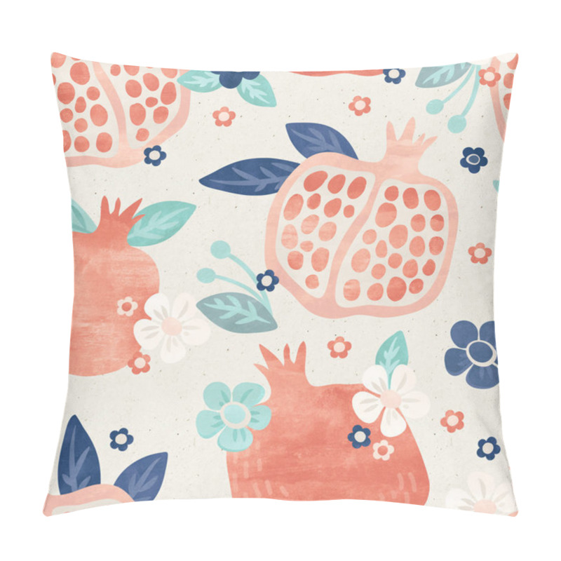 Personality  Pattern With Flowers And Pomegranates Pillow Covers