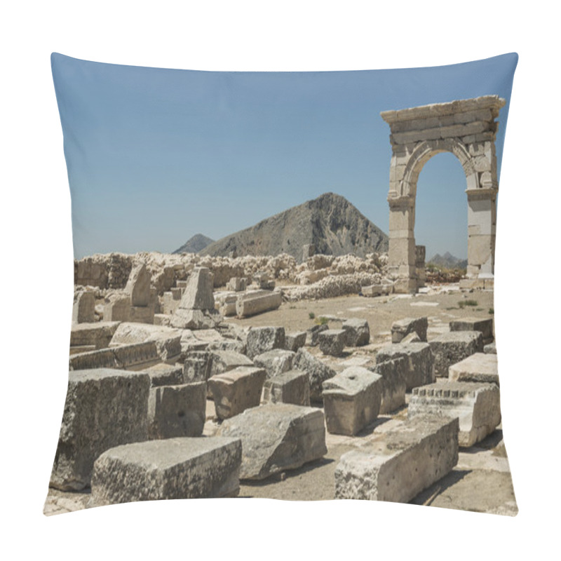 Personality  Antonine Nymphaeum At Sagalassos, Turkey  Pillow Covers