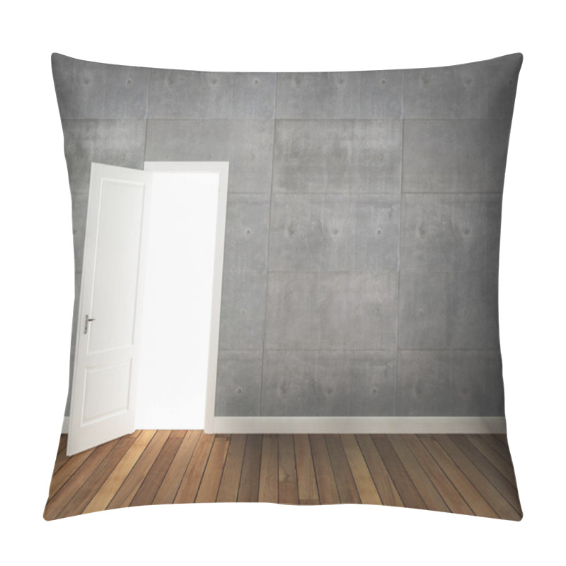 Personality  Door On Concrtete Wall ,3d Pillow Covers