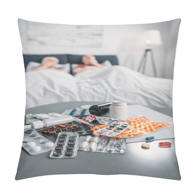 Personality  Various Medicines On Table Pillow Covers