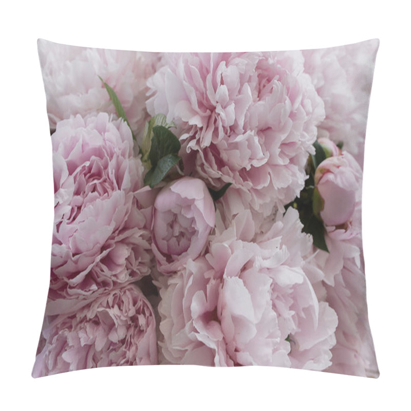 Personality  Beautiful Bouquet Of Pink Poins Pillow Covers