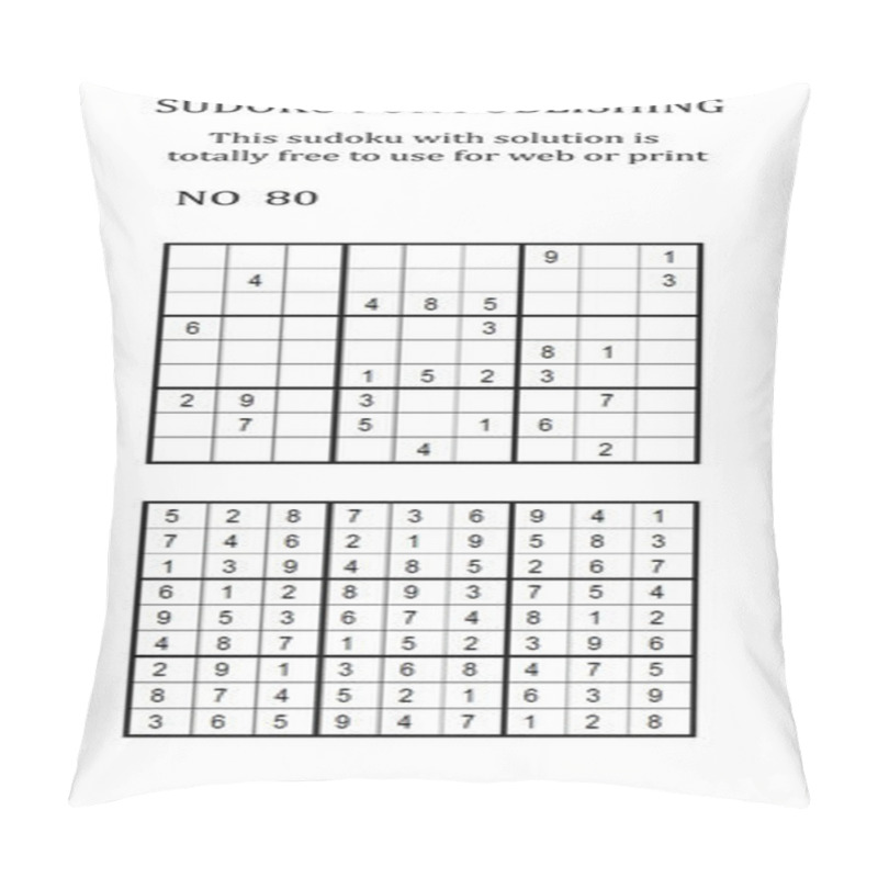 Personality  Sudoku With Solution. Free To Use On Your Website Or In Print.  Pillow Covers