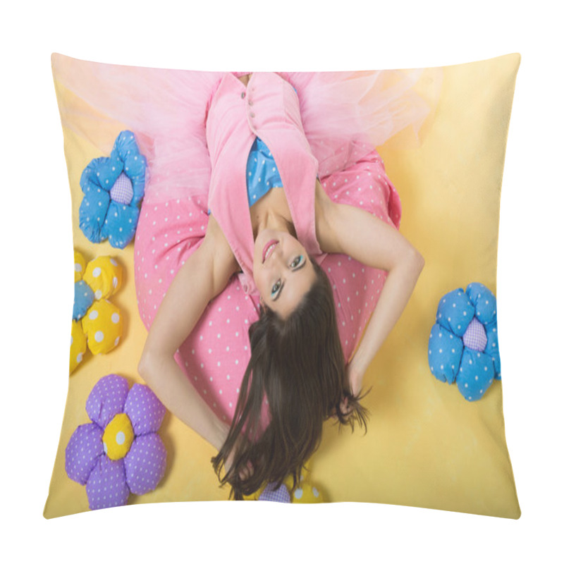 Personality  Daydreaming Girl In A Fantasy Setting Pillow Covers